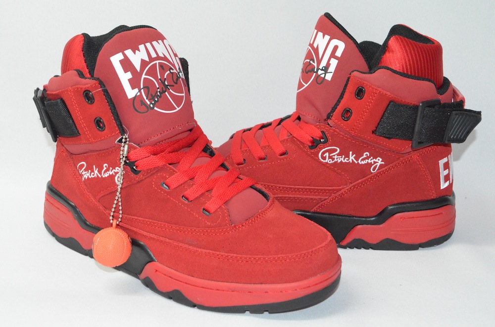 CC: (EWING ATHLETICS) Ewing 33 Hi "Red Suede" 1VB90013-601